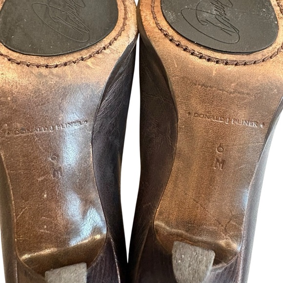 Donald J Pliner Lyndie Leather Ankle Booties in Bronze - Picture 16 of 16